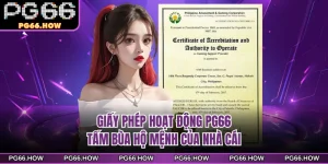 Giấy Phép Hoạt Động PG66 - Tấm Bùa Hộ Mệnh Của Nhà Cái