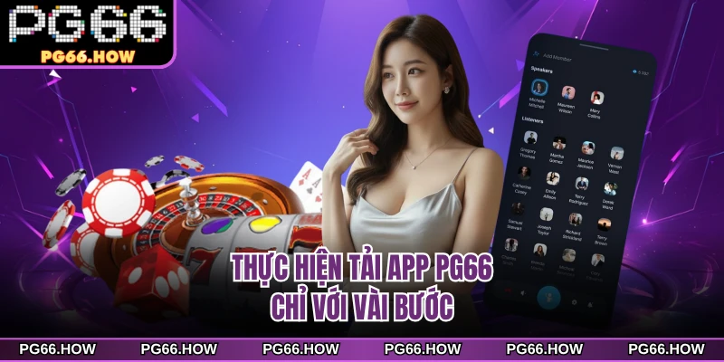 Thực hiện tải app PG66 chỉ với vài bước