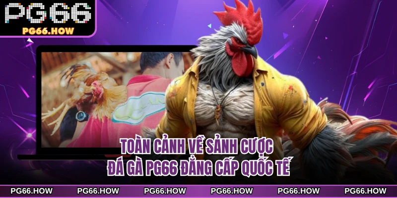 Toàn cảnh về sảnh cược đá gà PG66 đẳng cấp quốc tế